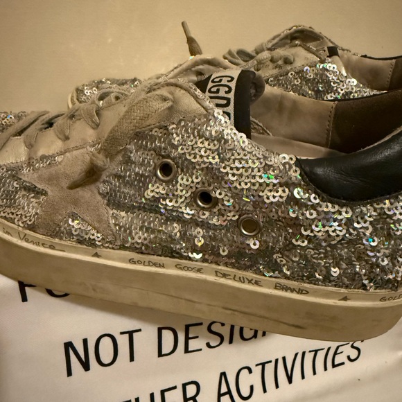 Golden Goose Sequin Size 38 Hi Star - Picture 6 of 6